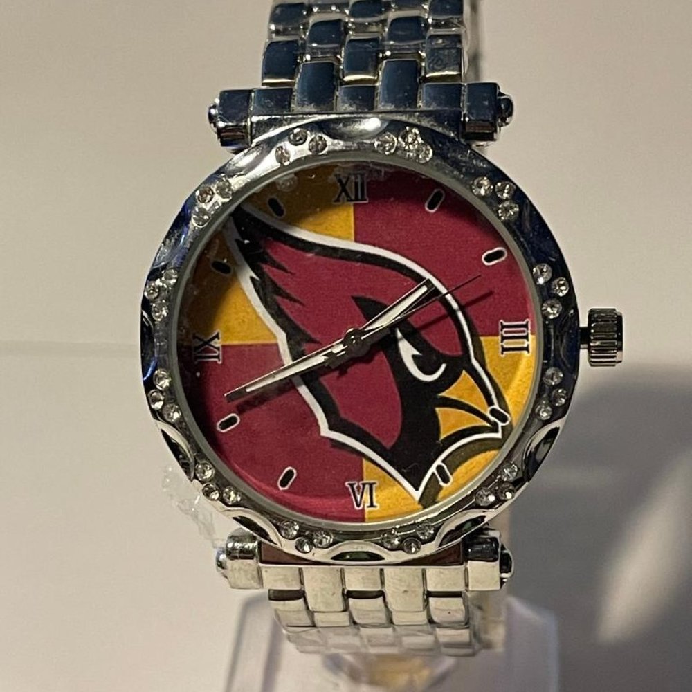 Arizona Cardinals Womens NFL Luxury Stainless-Steel Watch - (RARE) NEW